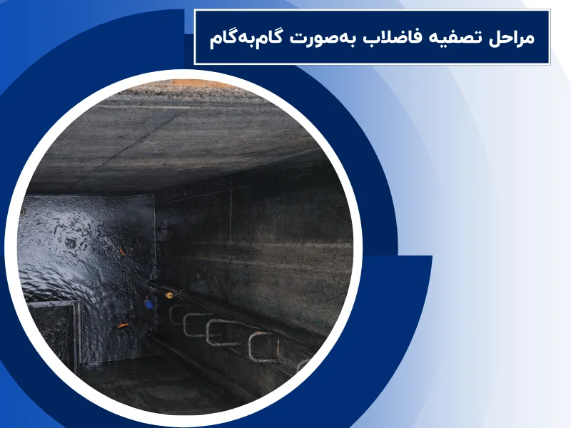 مراحل تصفیه فاضلاب به‌صورت گام‌به‌گام