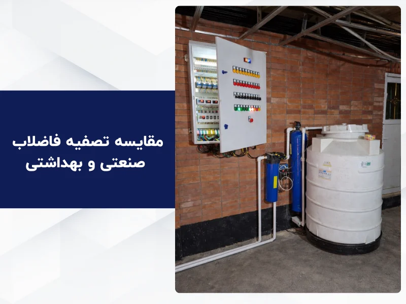 مقایسه تصفیه فاضلاب صنعتی و بهداشتی