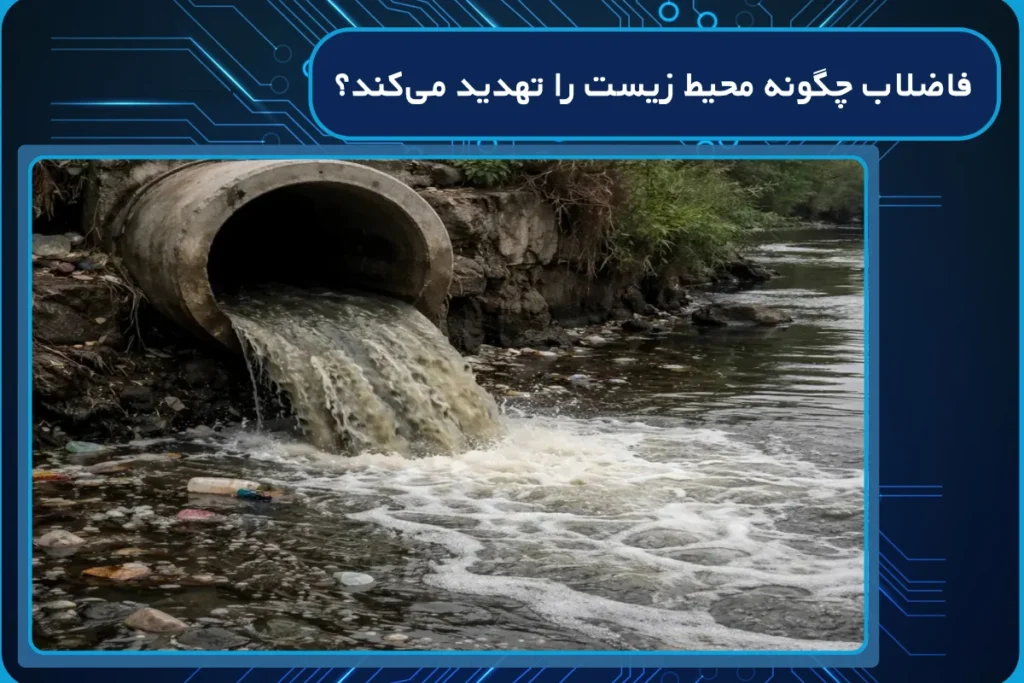 فاضلاب چگونه محیط زیست را تهدید میکند؟